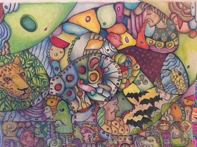 Underworld and Upperworld Mayan Cosmology