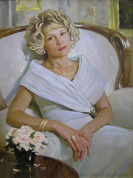 Lady in White
