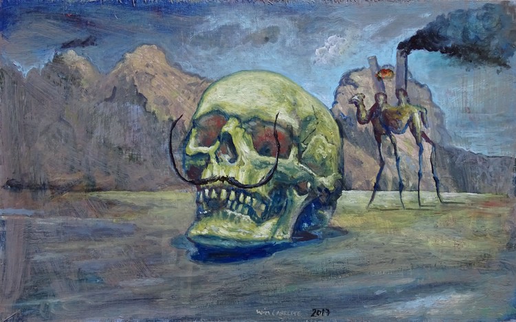 Dali's Mustache-still Intact afterall those years