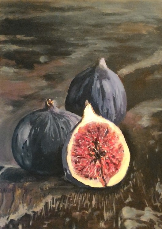 Fichi neri versione acrilica