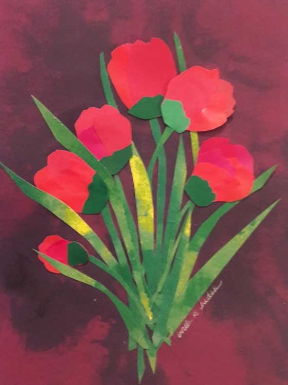 Red Field Flowers