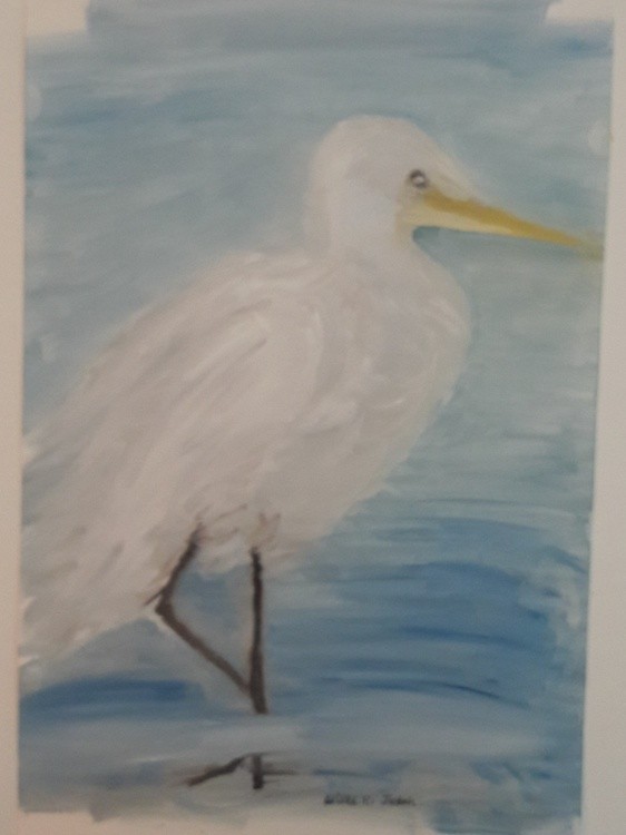 Lone Egret of Bodega