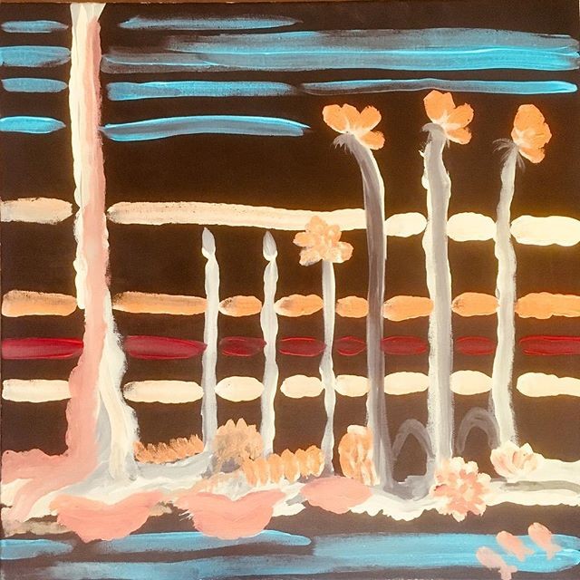  Who sees the black  who sees the colors   who sees the Whole picture   acrylic painting abstractart