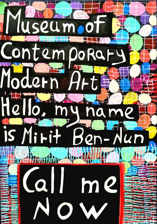 Graffiti paintings israeli artist Mirit Ben-Nun