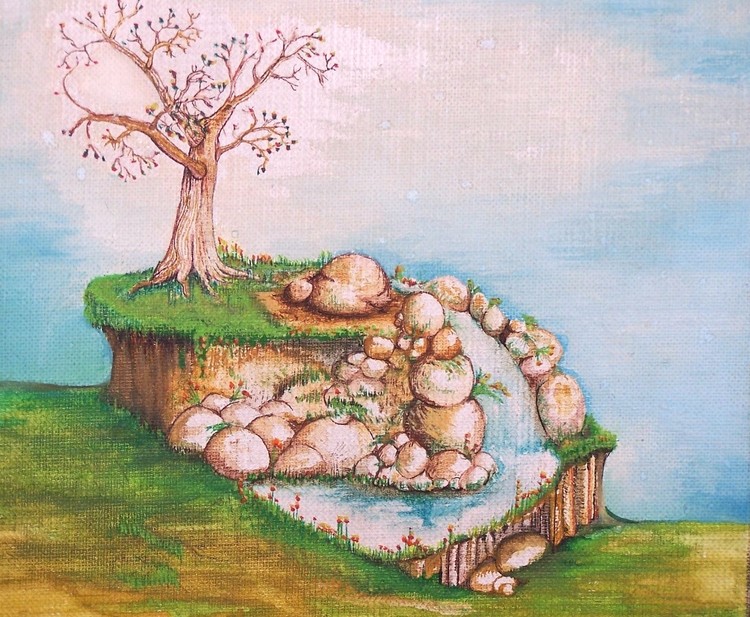 Tree rockfalls