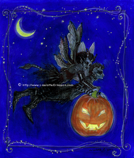Faeries with Pumpkin.