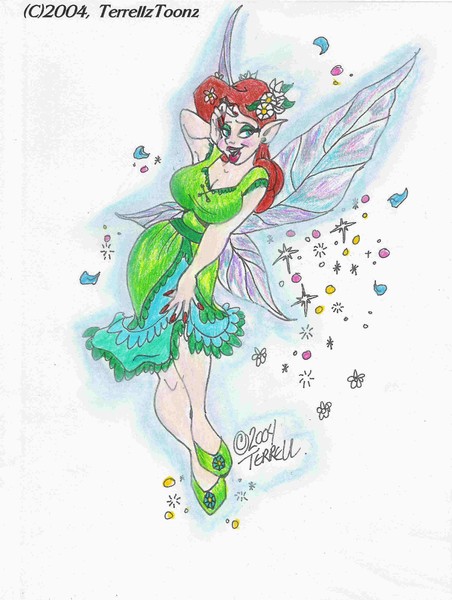 Springtime Fairy In Color