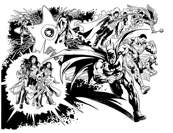 JLA/99 Crossover June Brigman/Roy Richardson