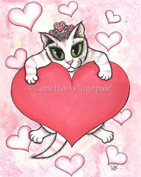 Kitten With Heart