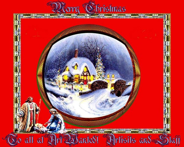 Merry Christmas All At ArtWanted