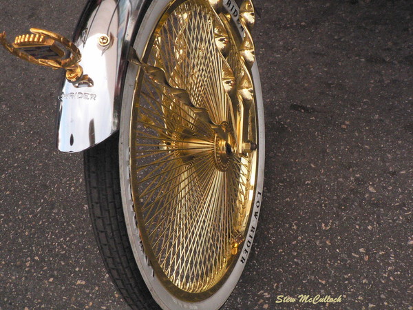 bike wheel like a caddy