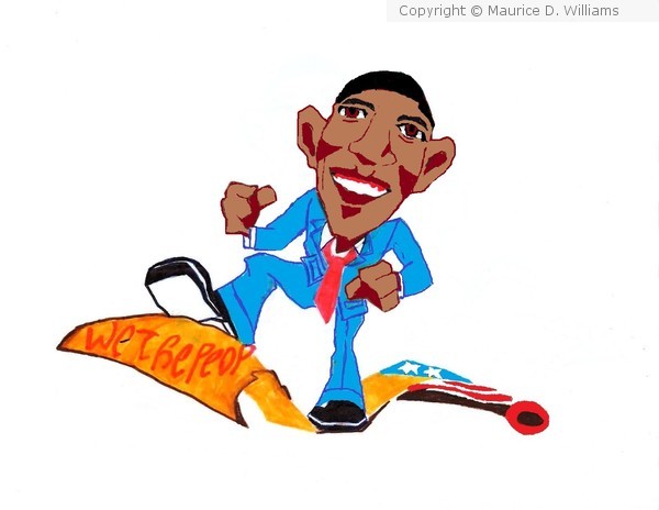 Pres Obama changin' america rules (c)12 Maurice W.