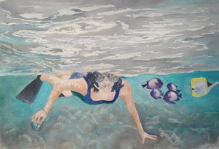 Snorkeling in Hanauma Bay, Hawaii