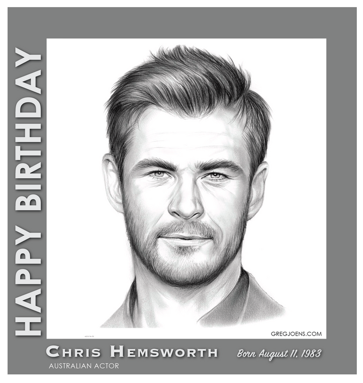 Chris Hemsworth August 11