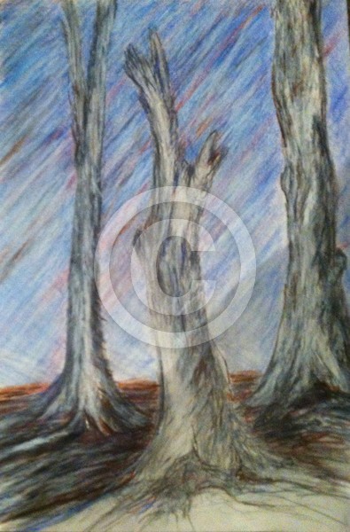 Penciled trees