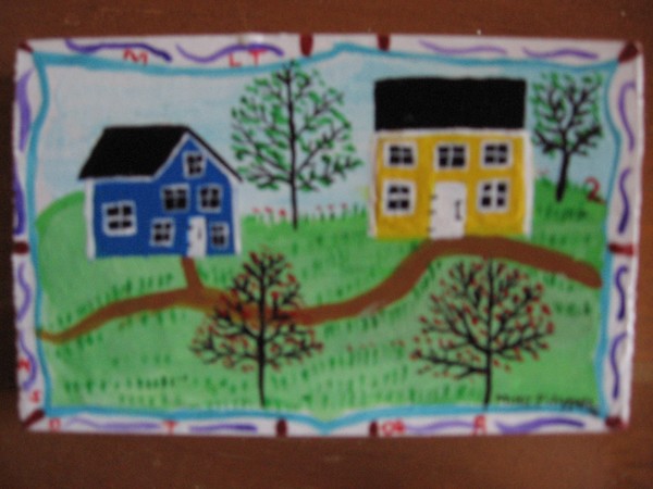 Art at Blokinna Rising (Small Art on Block)
