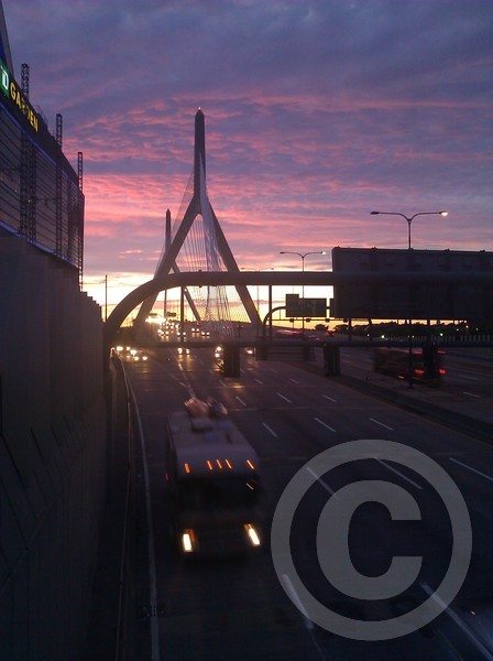 Nightfall in Boston