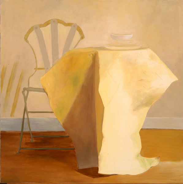 gueridon jaune