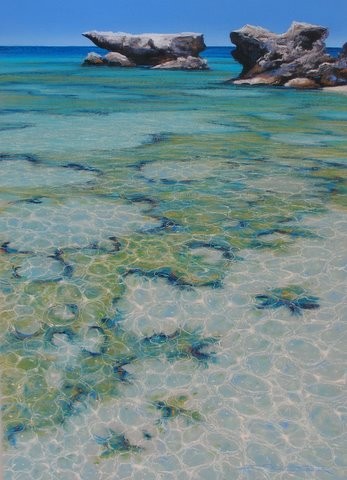 At the Seas Edge - 91 x 97