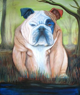 Bulldog in a Bog