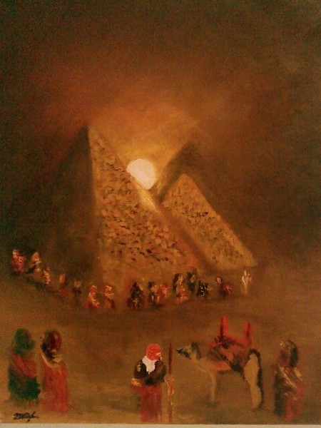Sunrise at the Pyramids 