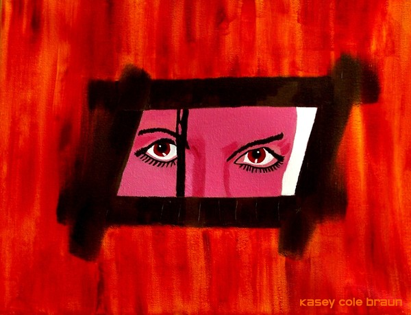 Eyes Peering 01