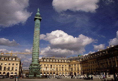 Place Vendome with Napoleon's column