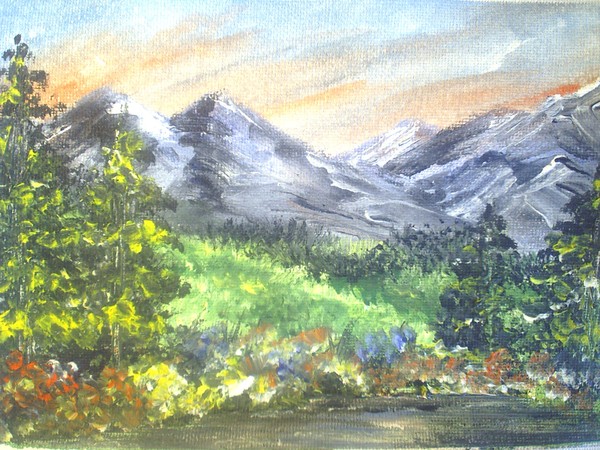 Spring mountains