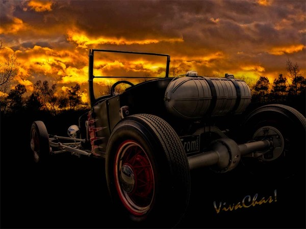 Ford Rat Rod T and a Sundown Destination