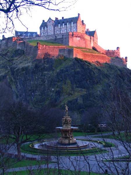 Edinburgh Castle at Sunset