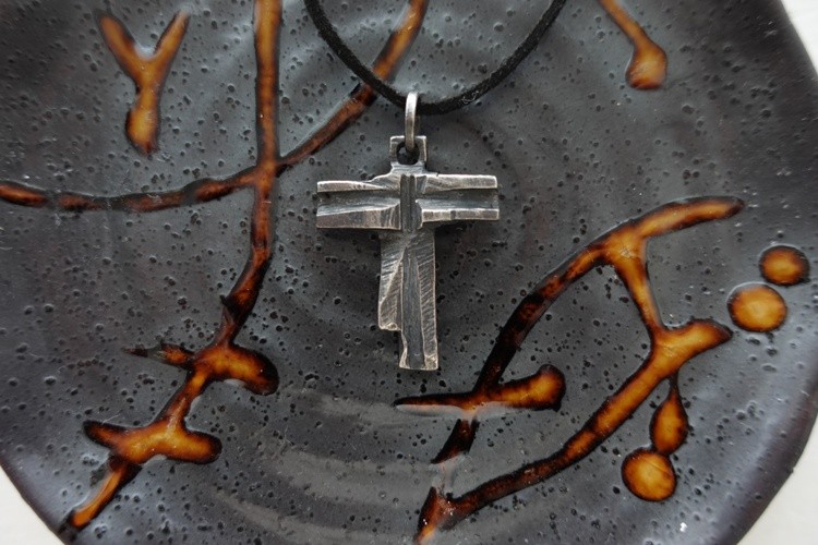 Power Tau Cross Cross, Heavy Sterling Silver for a Men who fights against global evil .Mir Gomolka 