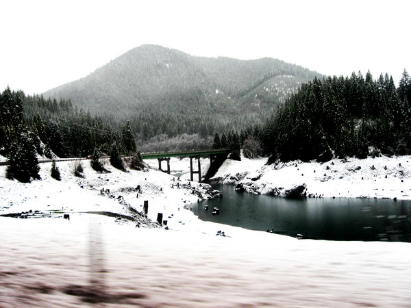Snowy Bridge