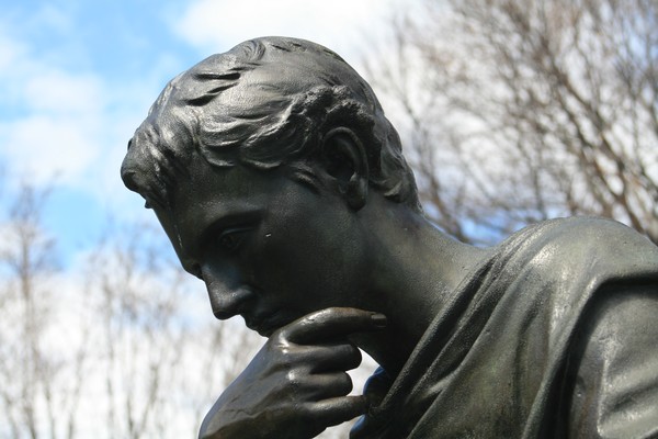 Boy caste in bronze 3