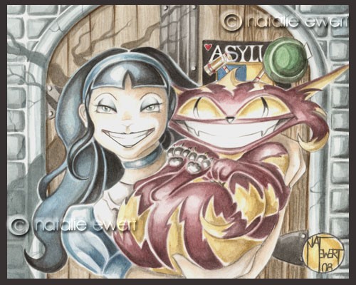 Very Happy Alice & Cheshire 