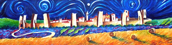 The castle of Monteriggioni