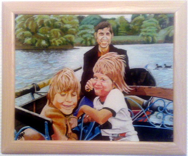 a evening on the lake