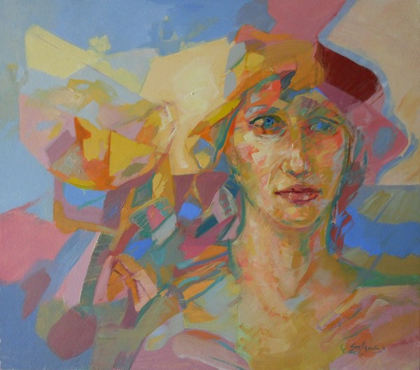 Woman with hat