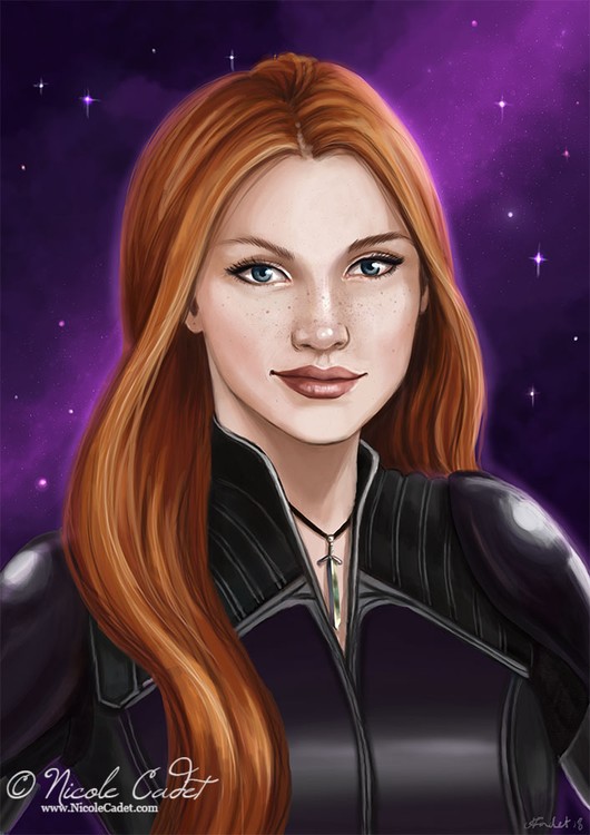 Tish scifi character portrait