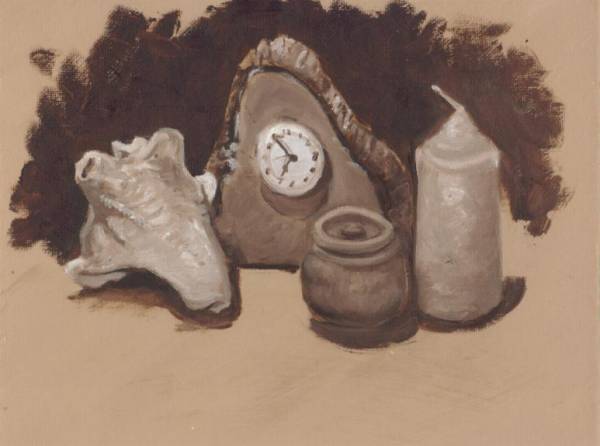 Clockshellpotcandle