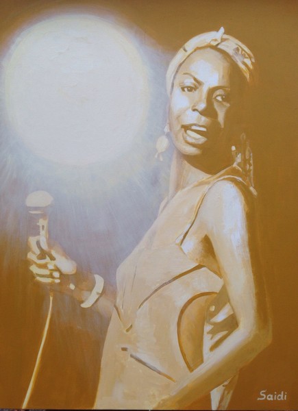 Monochrome Nina Simone