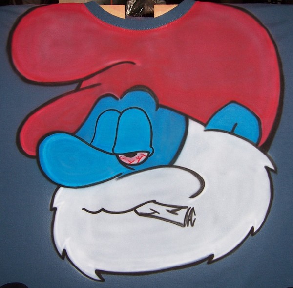Smurf tee shirt