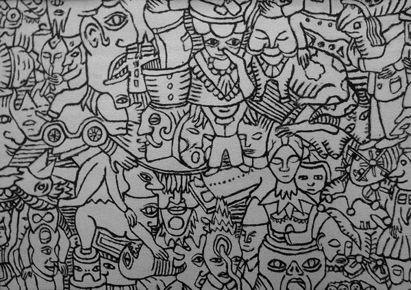 Fragment #9- ( A4 size format) - out of an oil p
