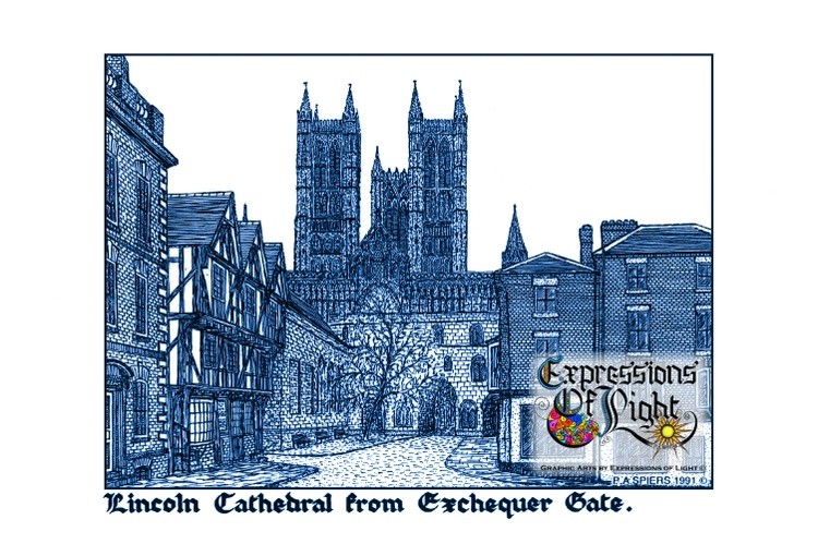 ExpoLight-Graphic-Arts-Lincoln-Cathedral-1991-0001 (Pen-&-Ink-Blue-Sepia-SP)