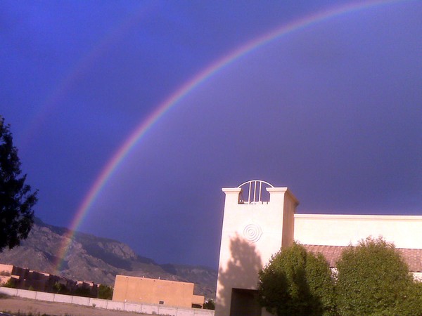 Atypical dual Rainbow