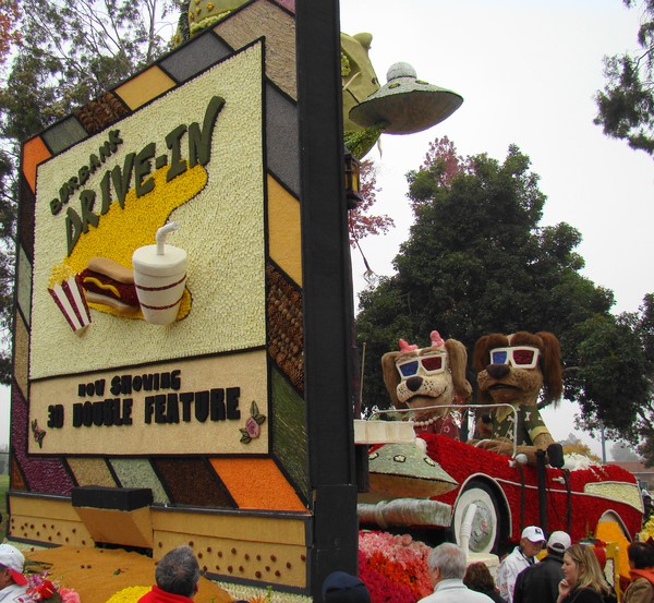 Drive In Parade Float