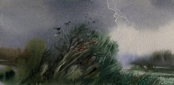 Thunderstorm on Volga