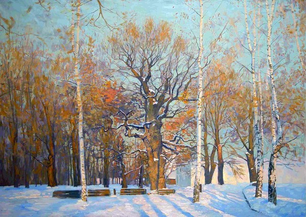 Old Oak Tree in Kolomenskoye