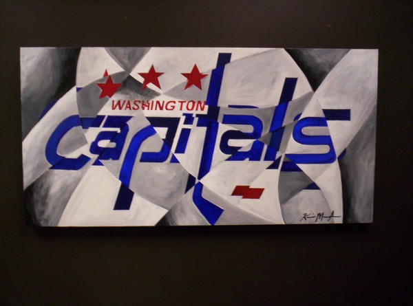 Washington Capital Abstract Painting