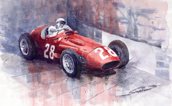 Maserati 250F GP Monaco 1956 Stirling Moss