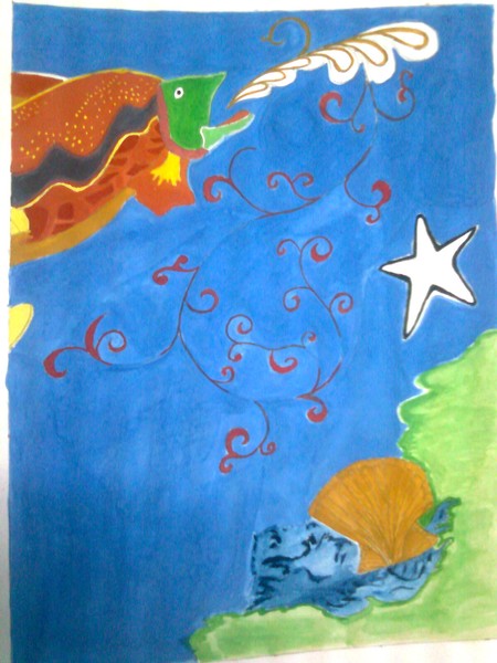 the sea ....